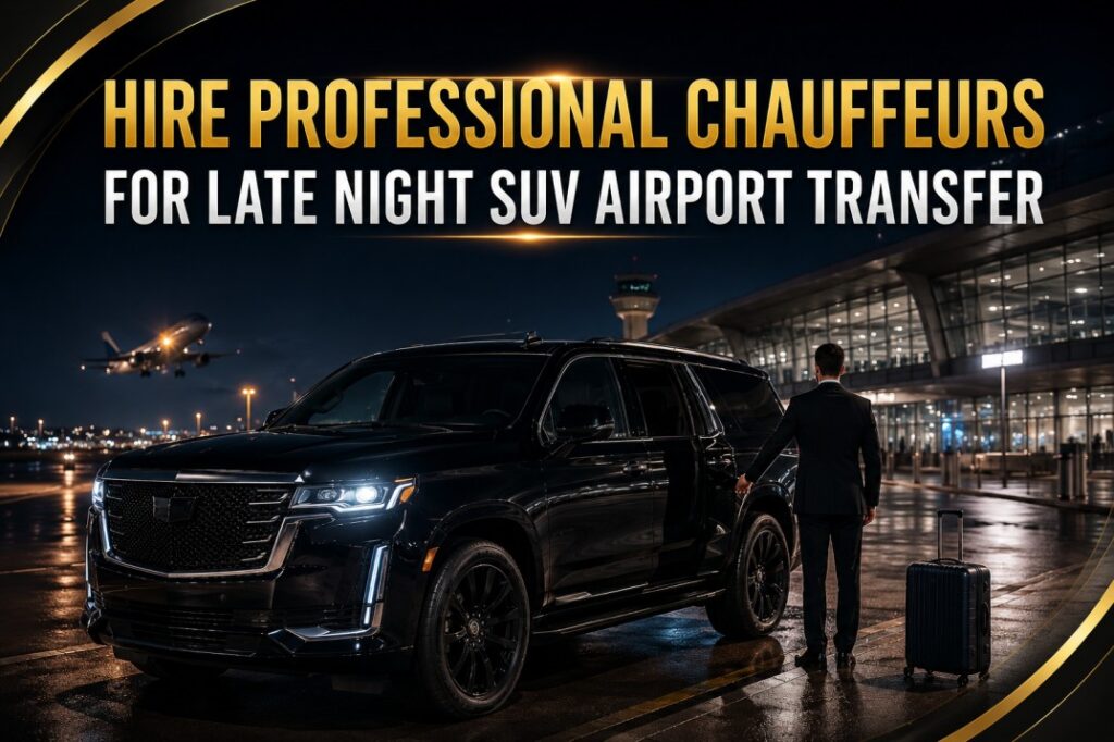 Hire Professional Chauffeurs for Late Night SUV Airport Transfer