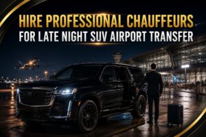 Hire Professional Chauffeurs for Late Night SUV Airport Transfer